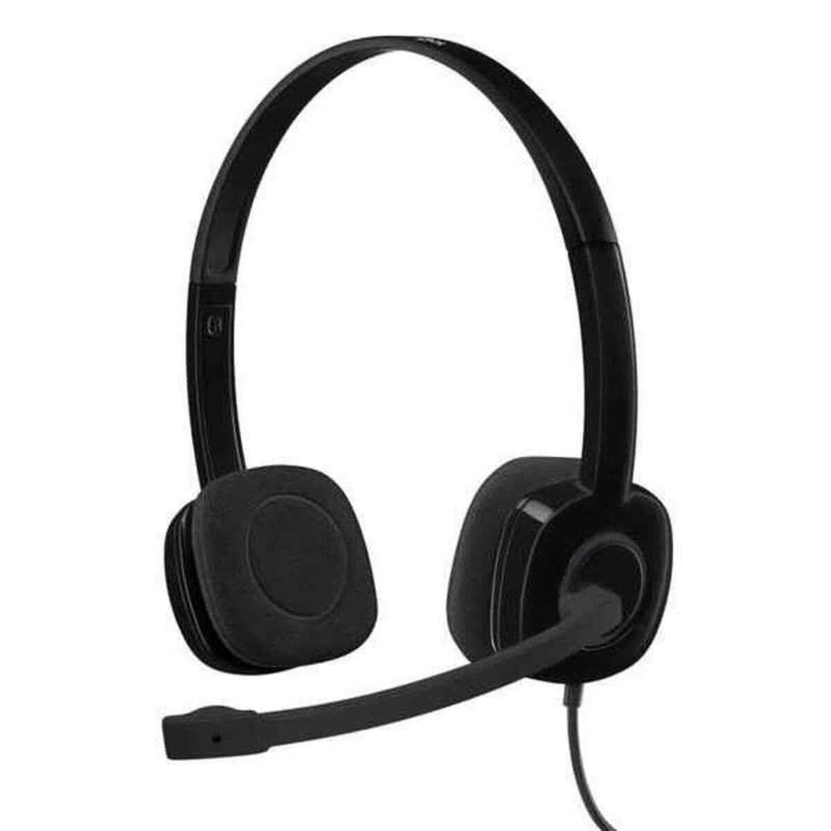 Auricolari con Microfono Logitech H151 Nero