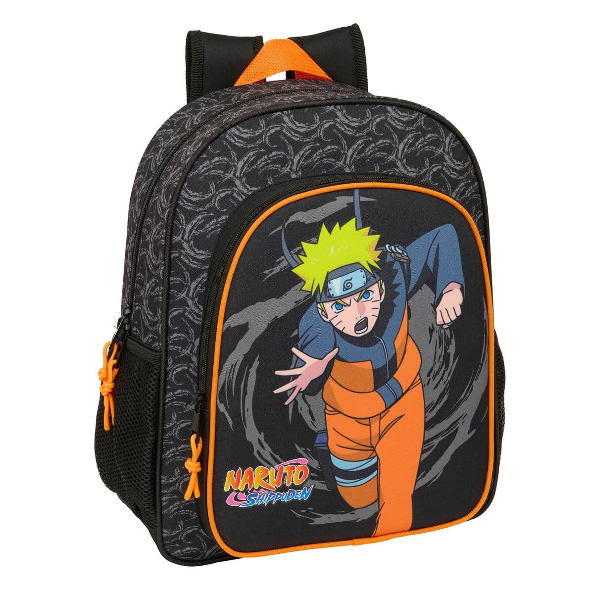 Zaino Scuola Naruto Nero 32 x 38 x 12 cm