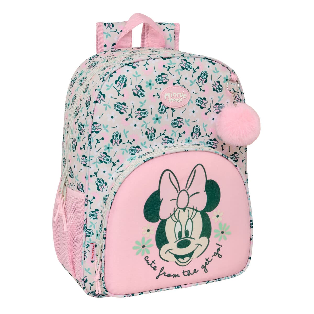 Zaino Scuola Minnie Mouse Minty Rosa 33 x 42 x 14 cm