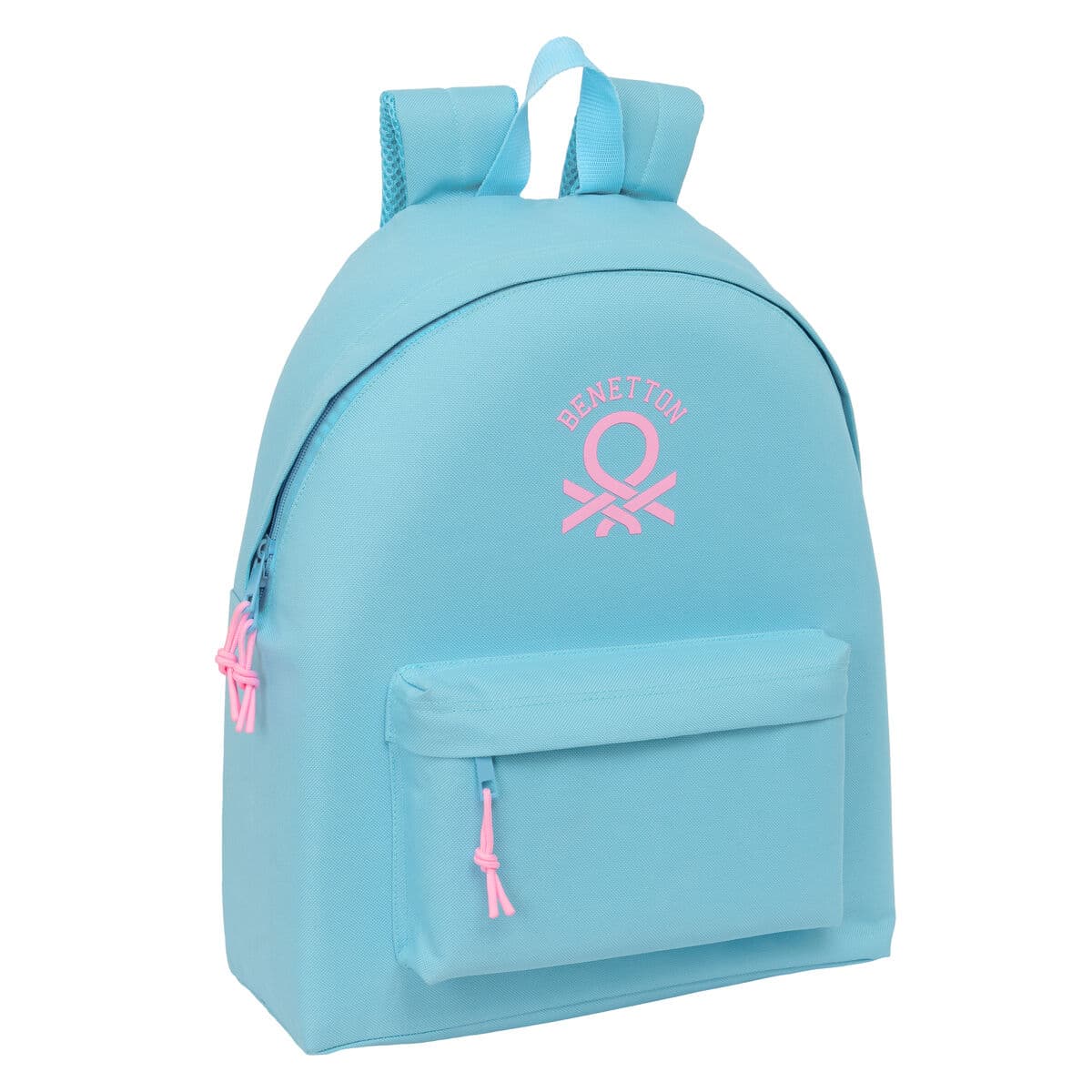 Zaino Scuola Benetton Celeste Celeste 33 x 42 x 15 cm