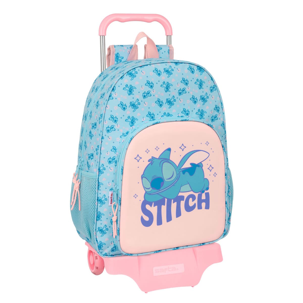 Zaino Scuola Lilo & Stitch Ohana Azzurro 33 x 42 x 14 cm