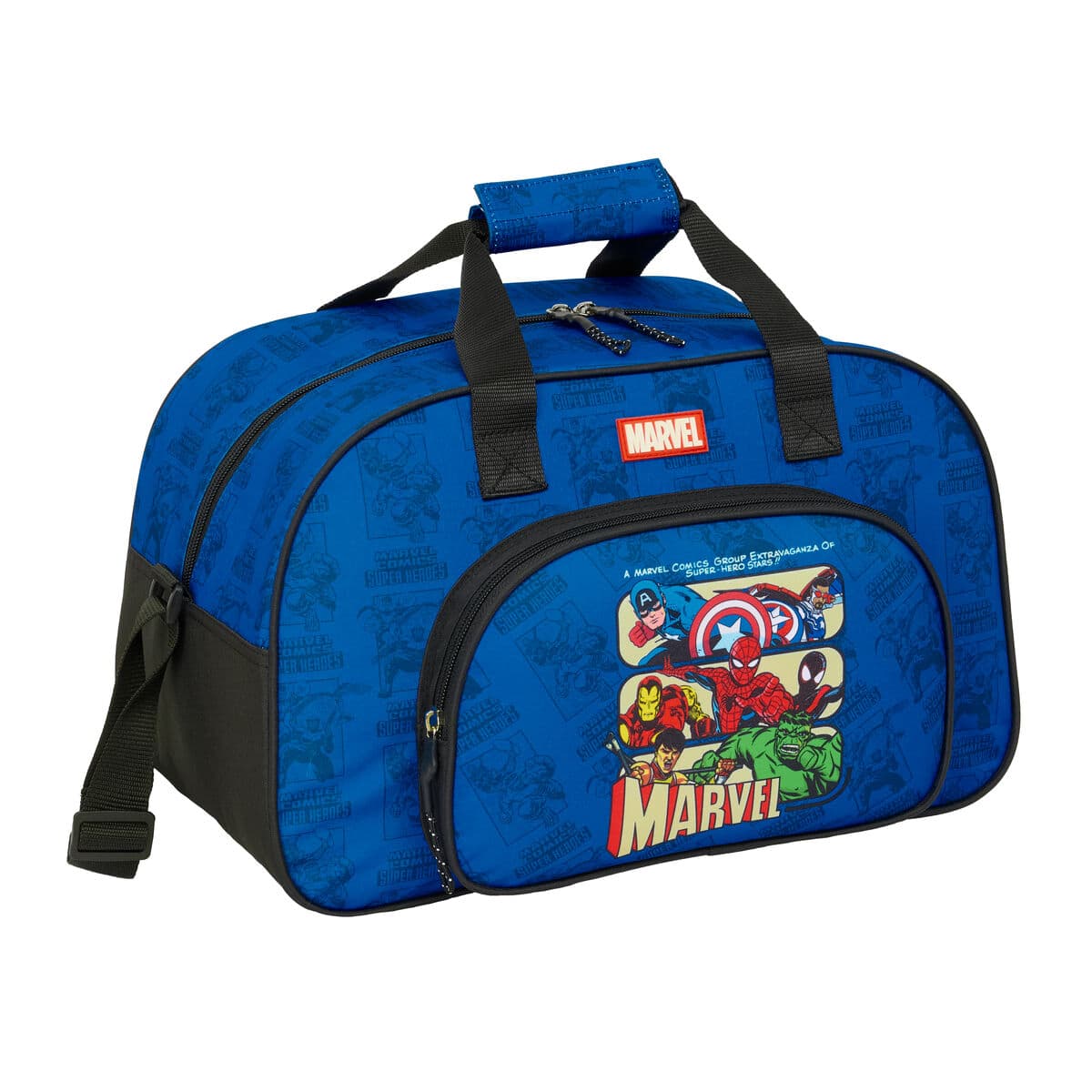 Borsa da Palestra The Avengers Azzurro Nero 40 x 24 x 23 cm