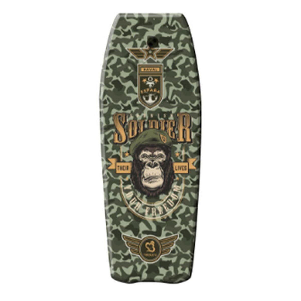 Bodyboard Marbueno Multicolore 5 x 104 x 50 cm