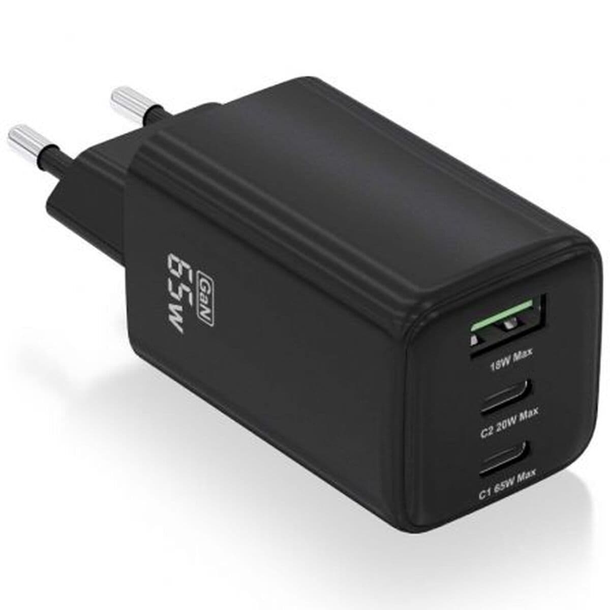 Caricabatterie da Parete Aisens ASCH-65W3P042-BK