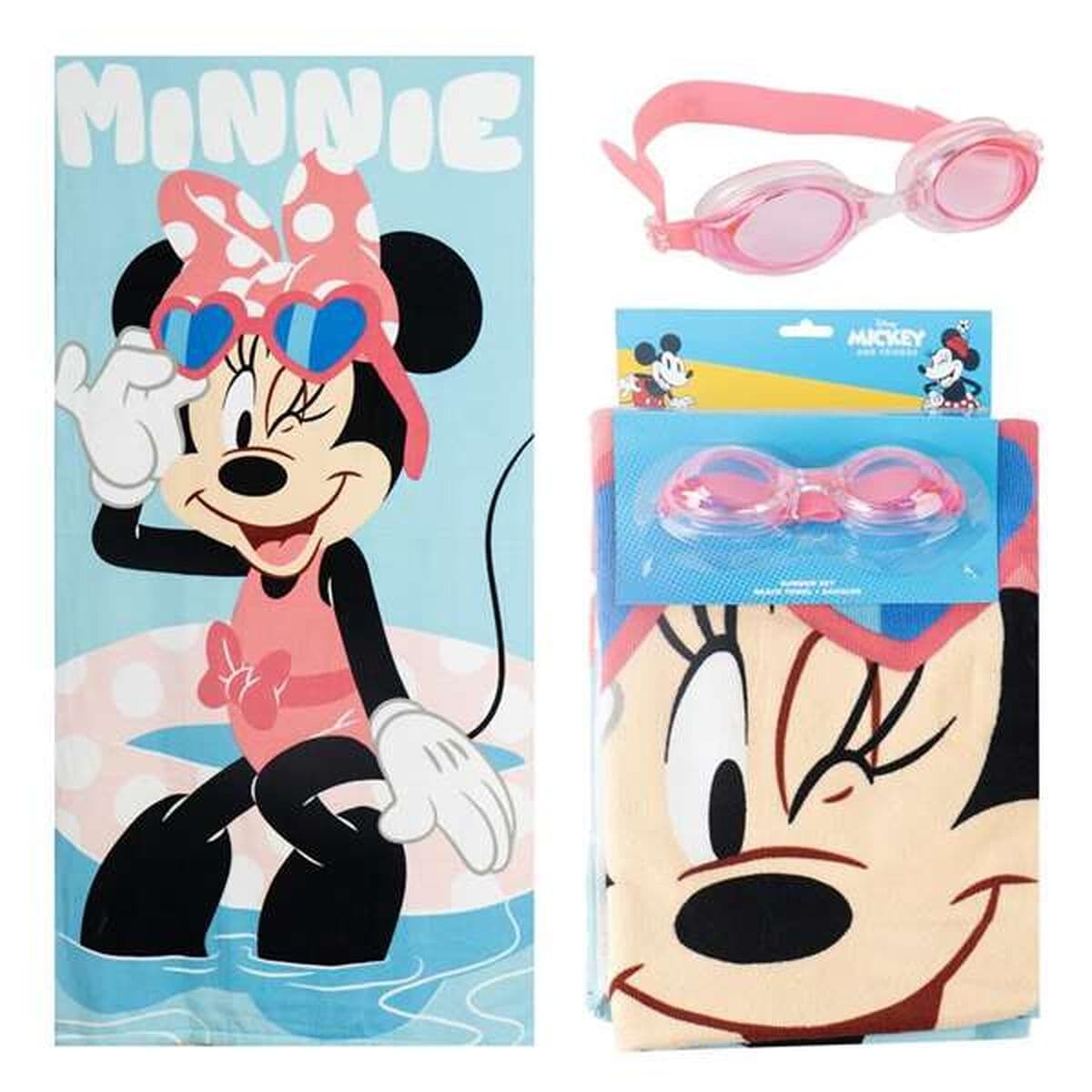Telo da Mare Minnie Mouse Azzurro