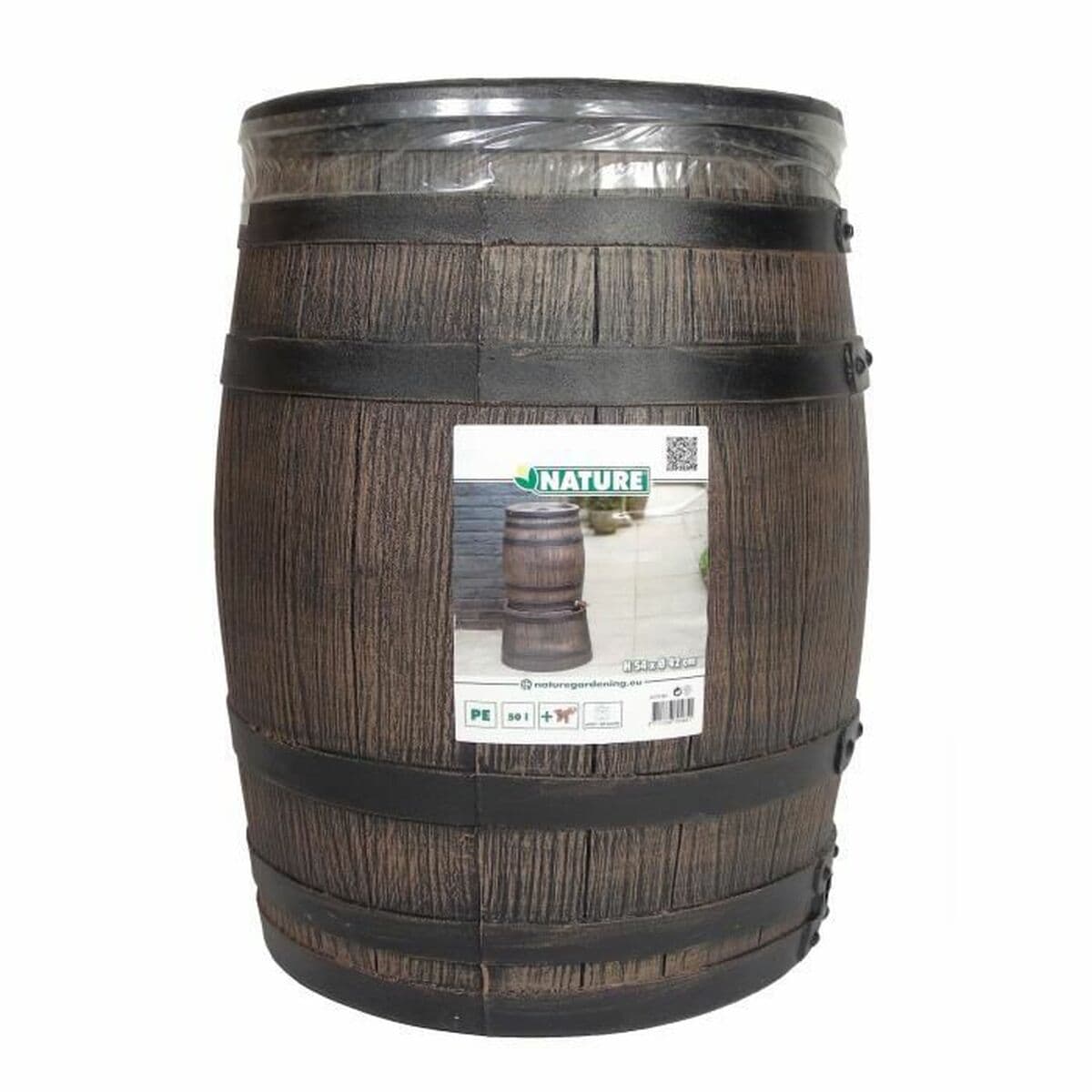 Kit per botte di pioggia Nature 54 x 42 cm 50 L