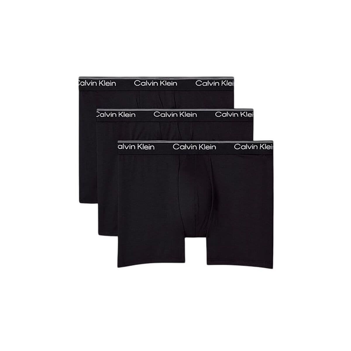Boxer da Uomo Calvin Klein Nero 3 Pezzi