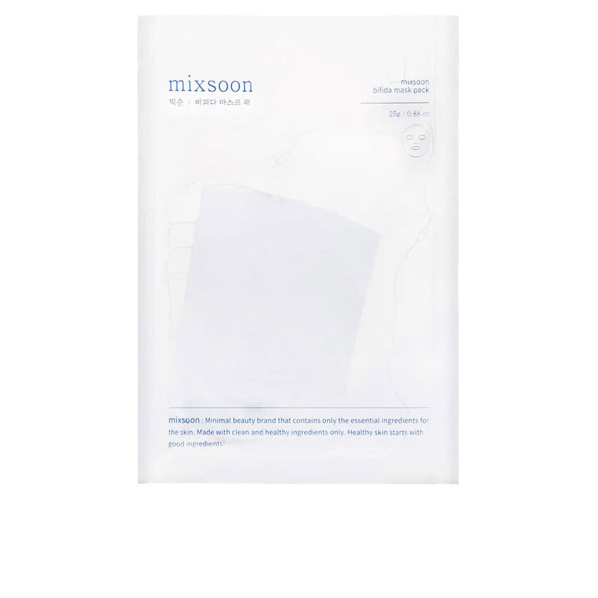Maschera Viso Idratante Mixsoon BIFIDA