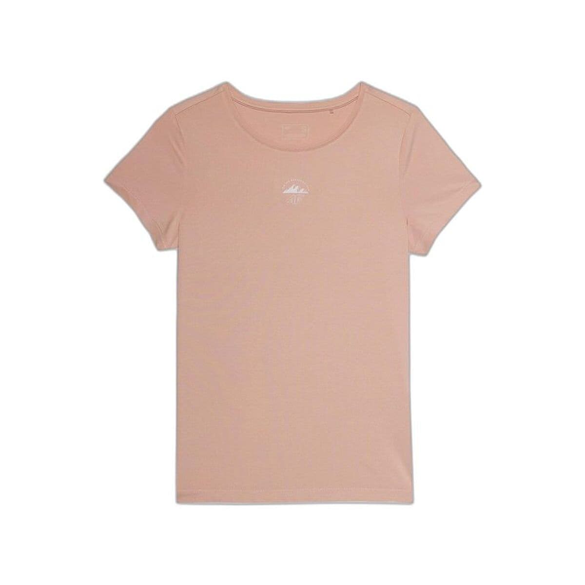 Maglia a Maniche Corte 4F Fnk F193 Corallo