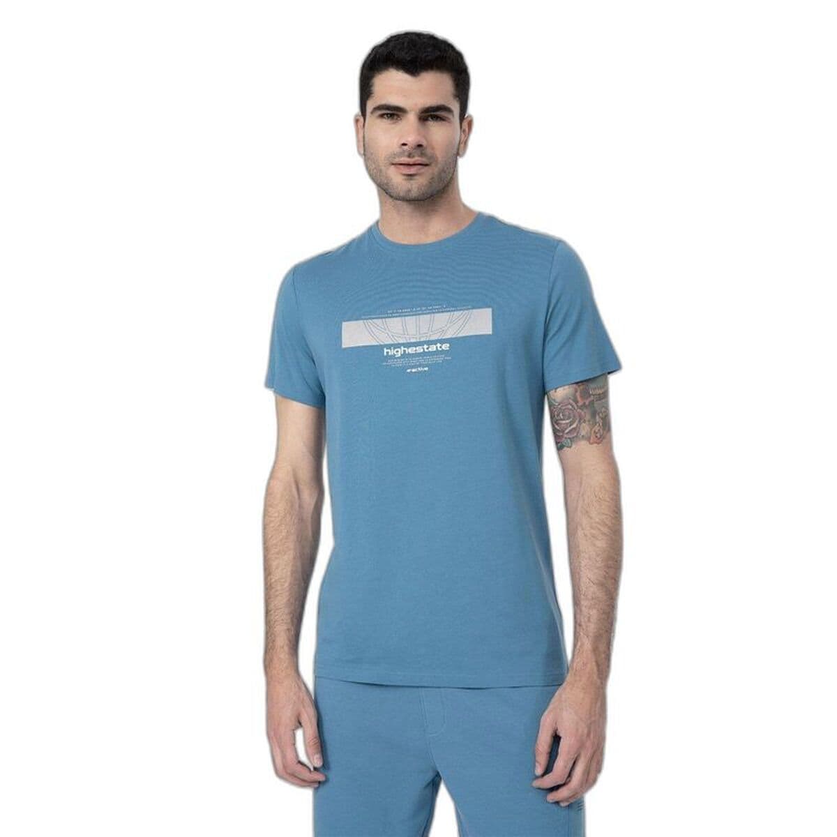 Maglia a Maniche Corte Uomo 4F 4F M304 Indaco