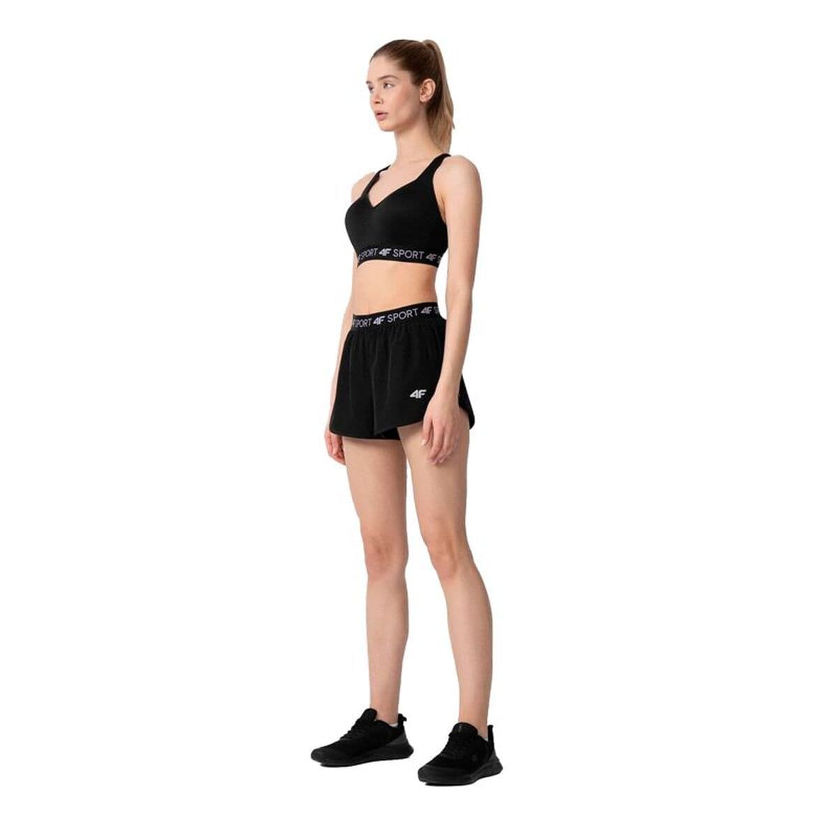 Pantaloncini Sportivi da Donna 4F 4F Quick-Drying Nero