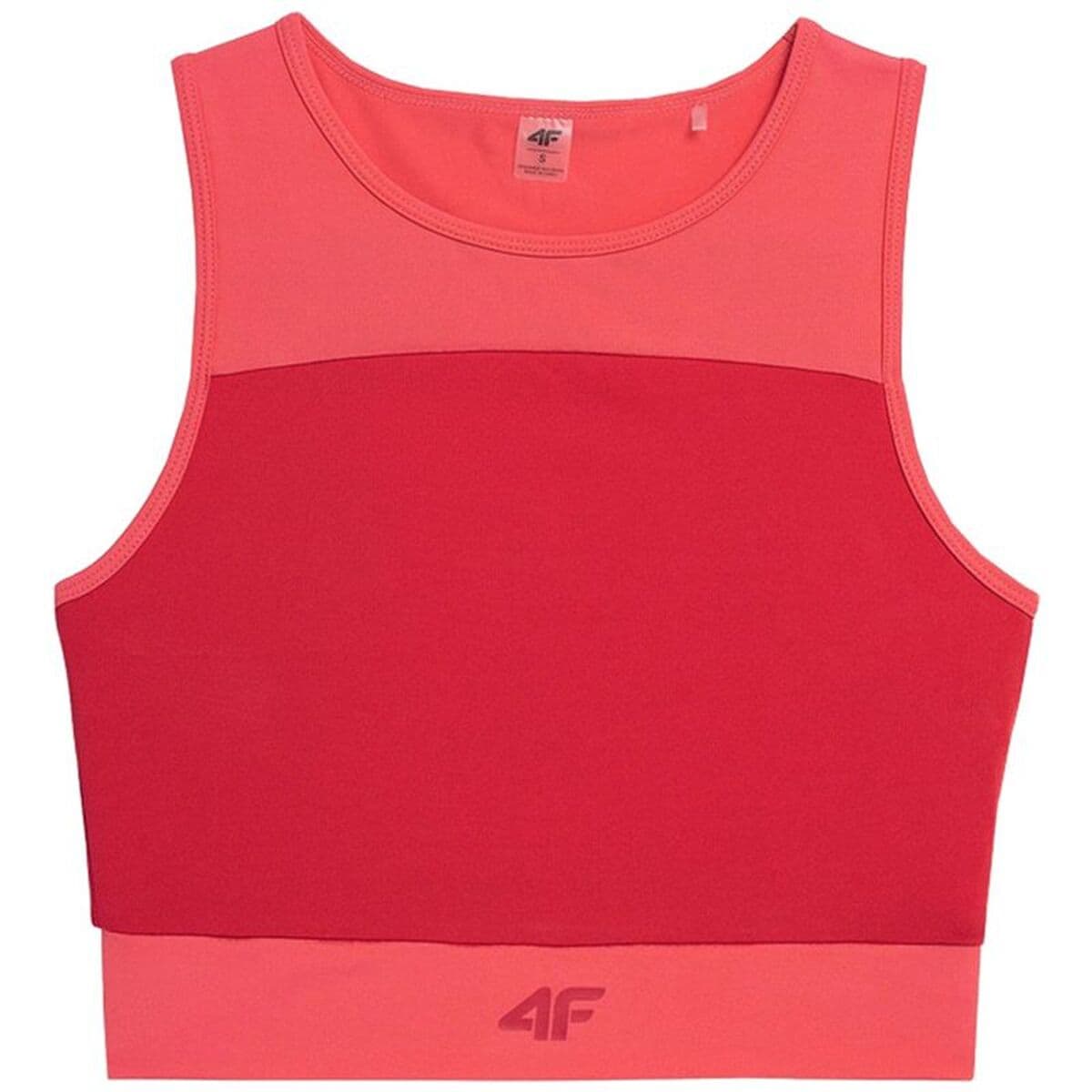 Reggiseno Sportivo 4F TSDF015 Rosso