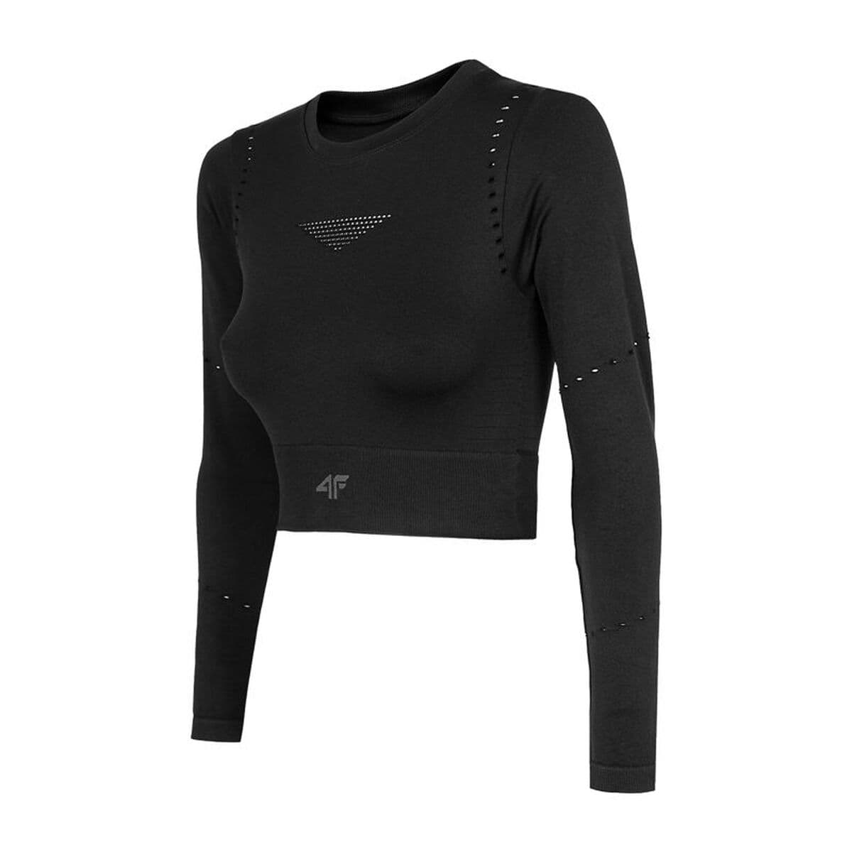 Top Sportivo Donna 4F Nero
