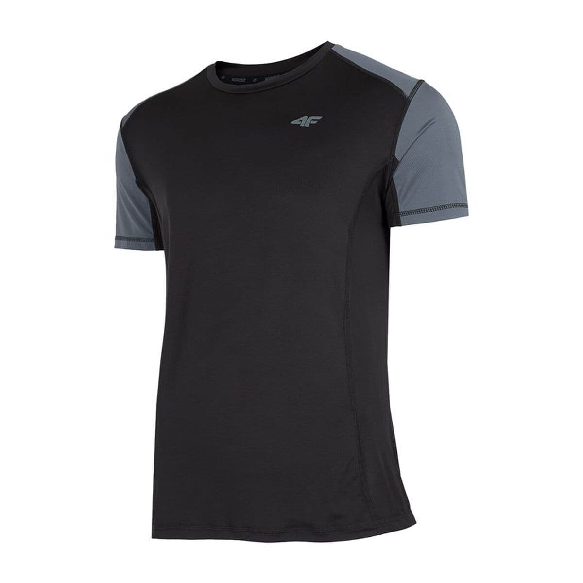 Maglia a Maniche Corte Uomo 4F Nero