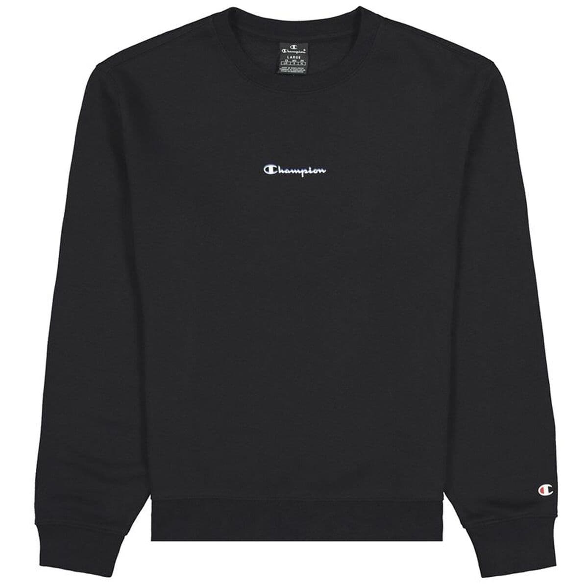 Felpa senza Cappuccio Uomo Champion Basket Graphic M Nero