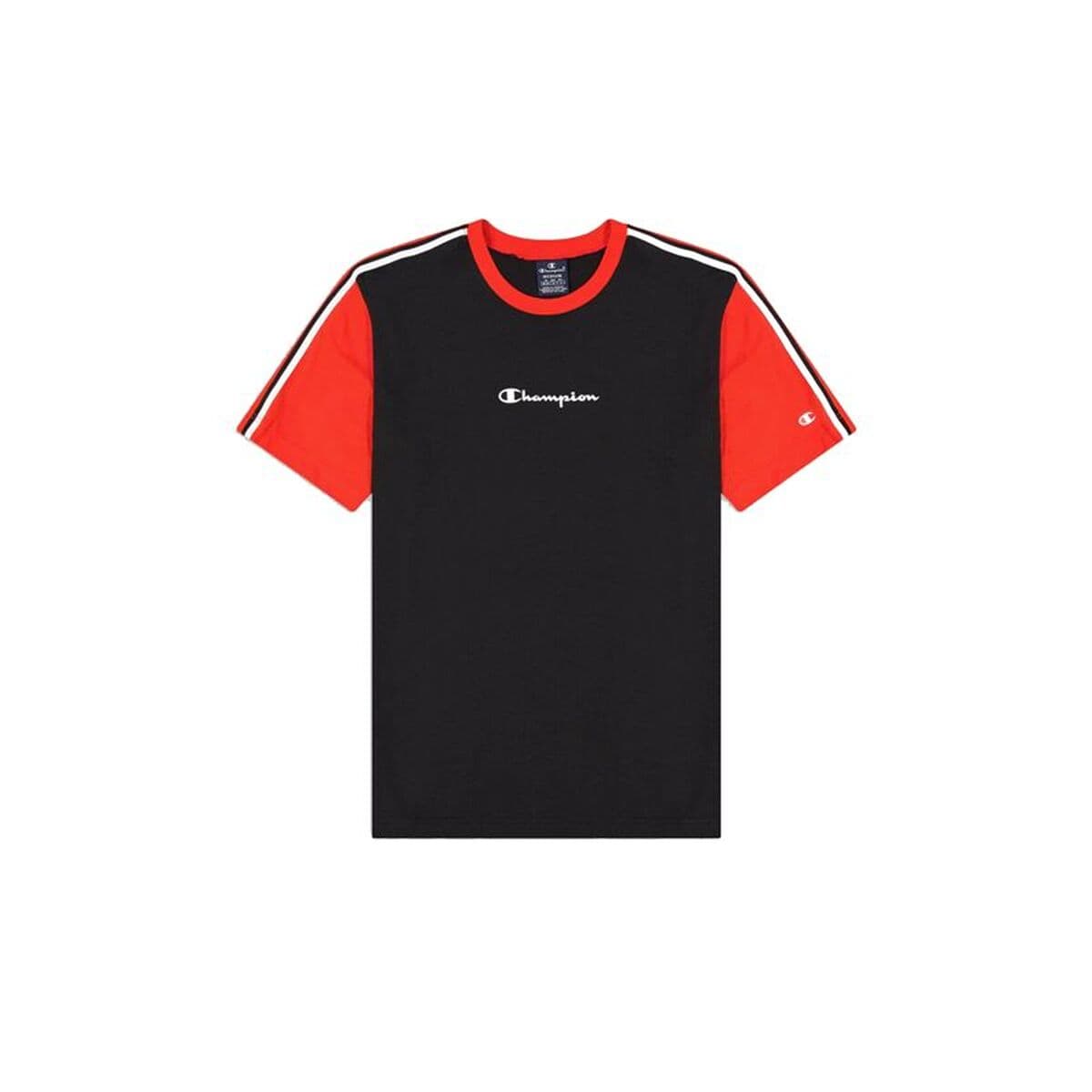 Maglia a Maniche Corte Uomo Champion Nero