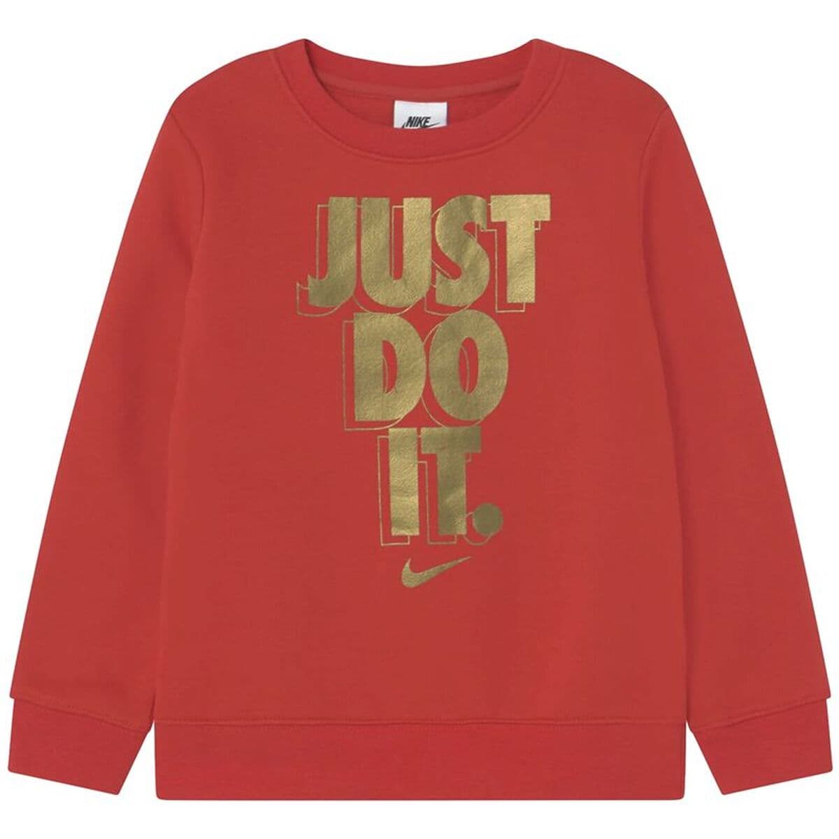Felpa senza Cappuccio da Bambina Nike Gifting Rosso
