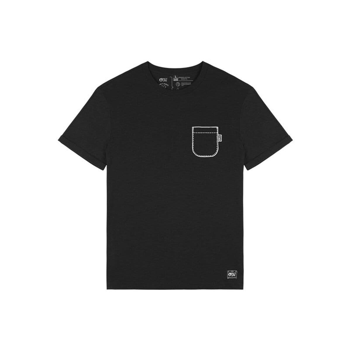 Maglia a Maniche Corte Uomo Picture Deelwi Nero