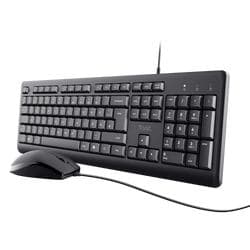 Trust TKM-250 Tastiera e Mouse USB QWERTY Nordic