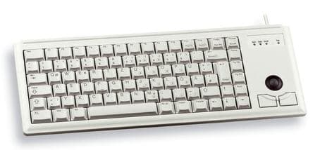 Cherry G84-4400 Kompakte Tastatur PS/2 QWERTY US Grau mit Trackball