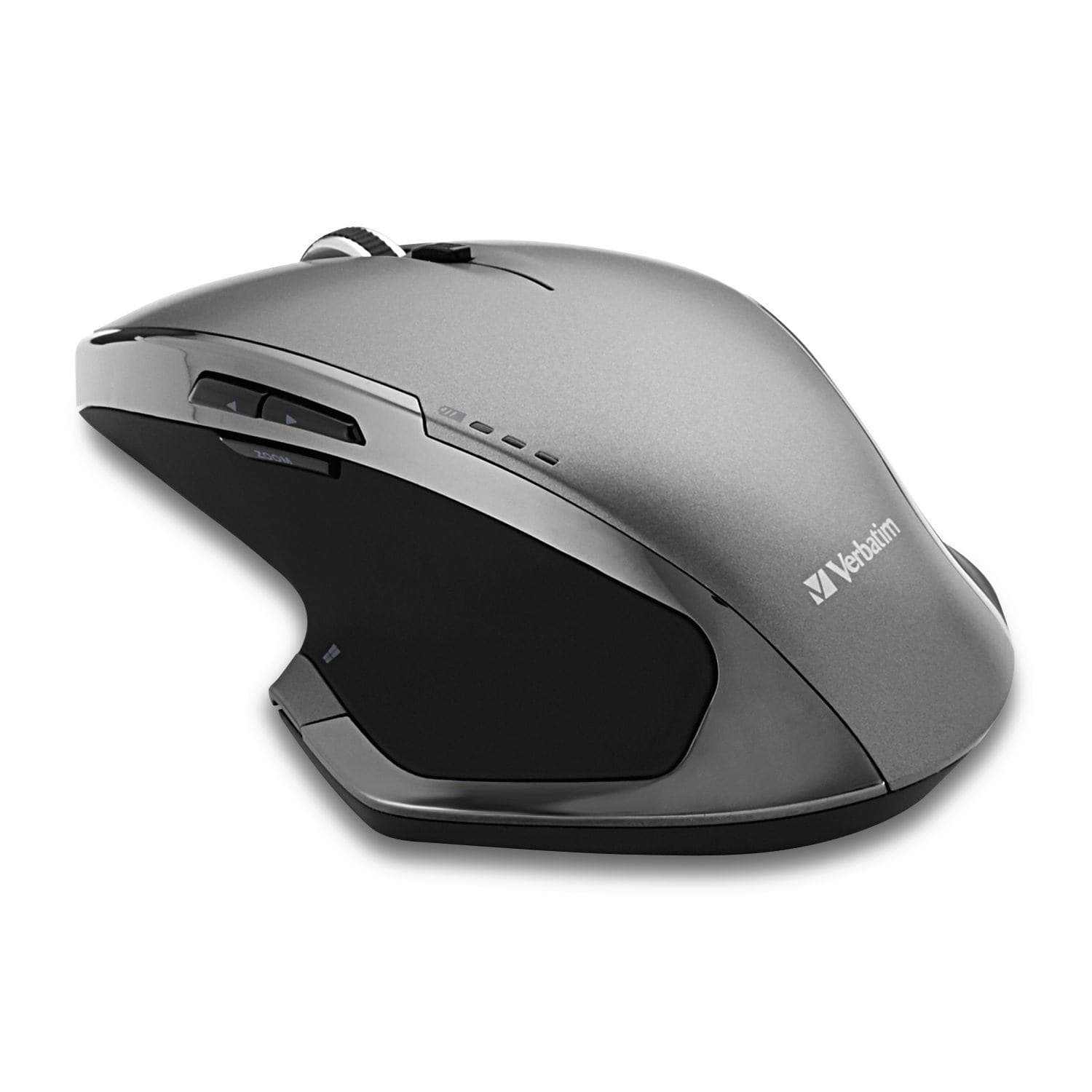 Verbatim Mouse Wireless Deluxe 8 Pulsanti con LED Blu