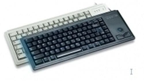 Cherry G84-4400 PS/2 Tastatur QWERTY Schwarz mit Trackball