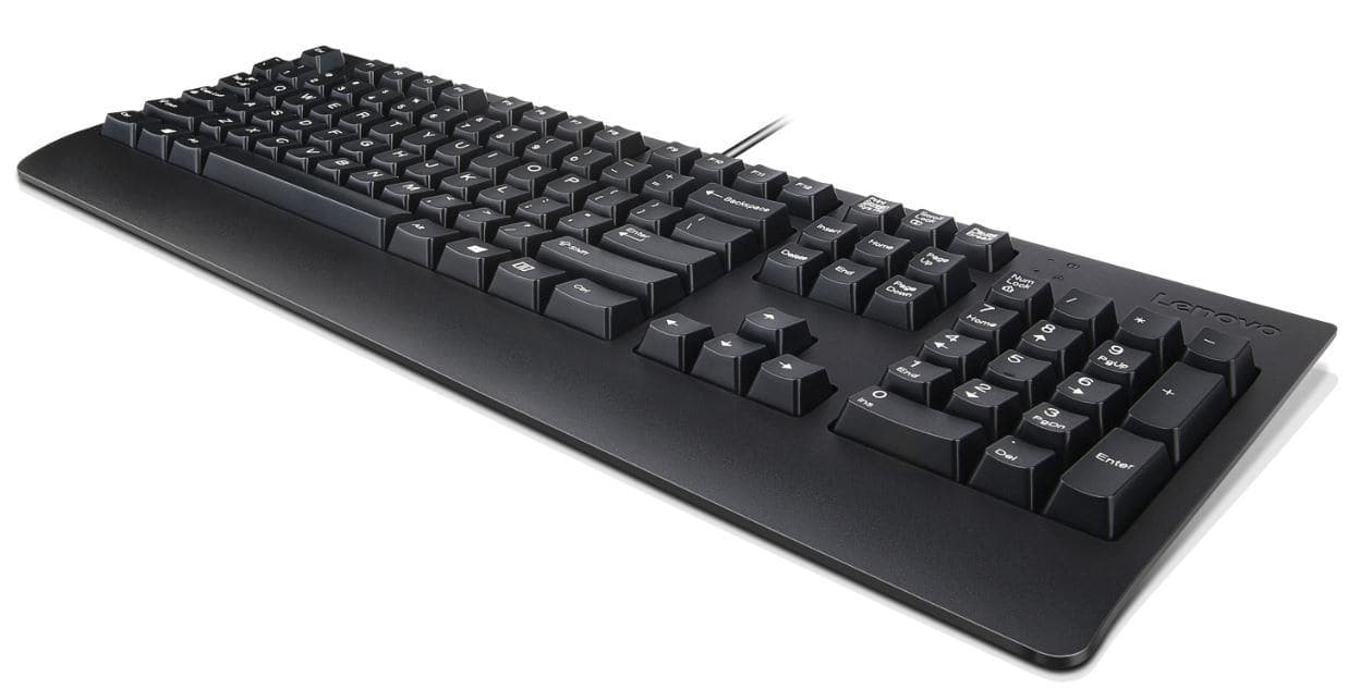 Lenovo Preferred Pro II Tastiera USB QWERTY Norvegese Nero