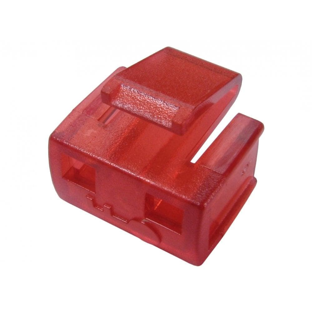 Cables Direct NLRJ45-PB02 Blocco Porta RJ-45 Rosso (20 pezzi)