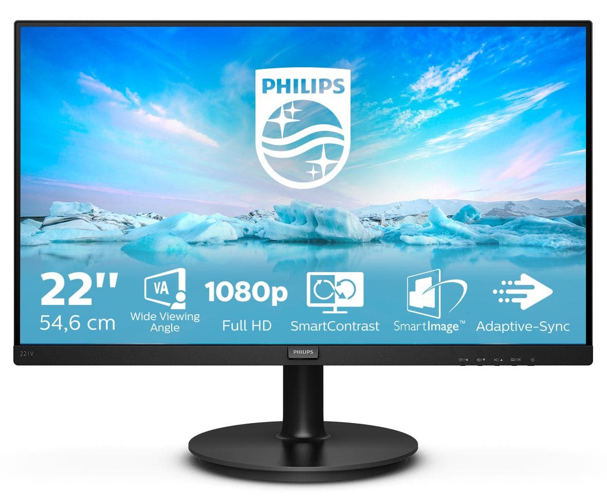Philips V-Line 221V8A Monitor 21.5" Full HD