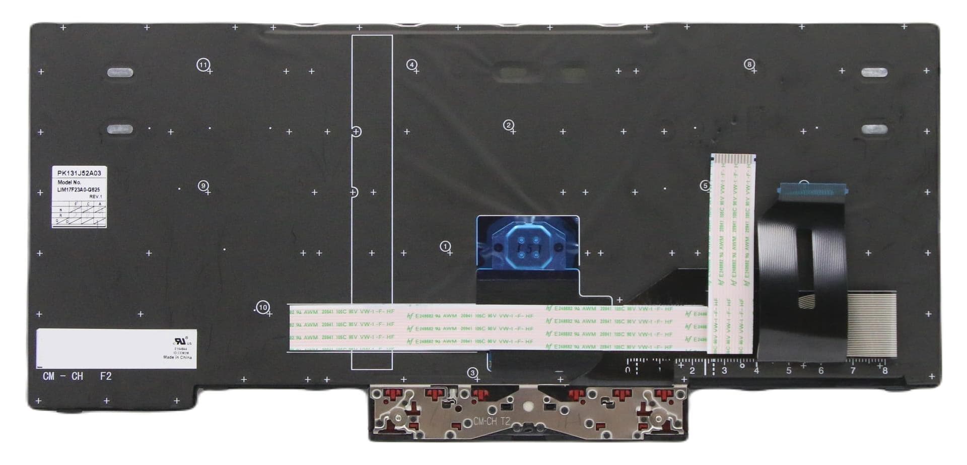 Lenovo 5N20V43782 Tastiera Retroilluminata Svizzera