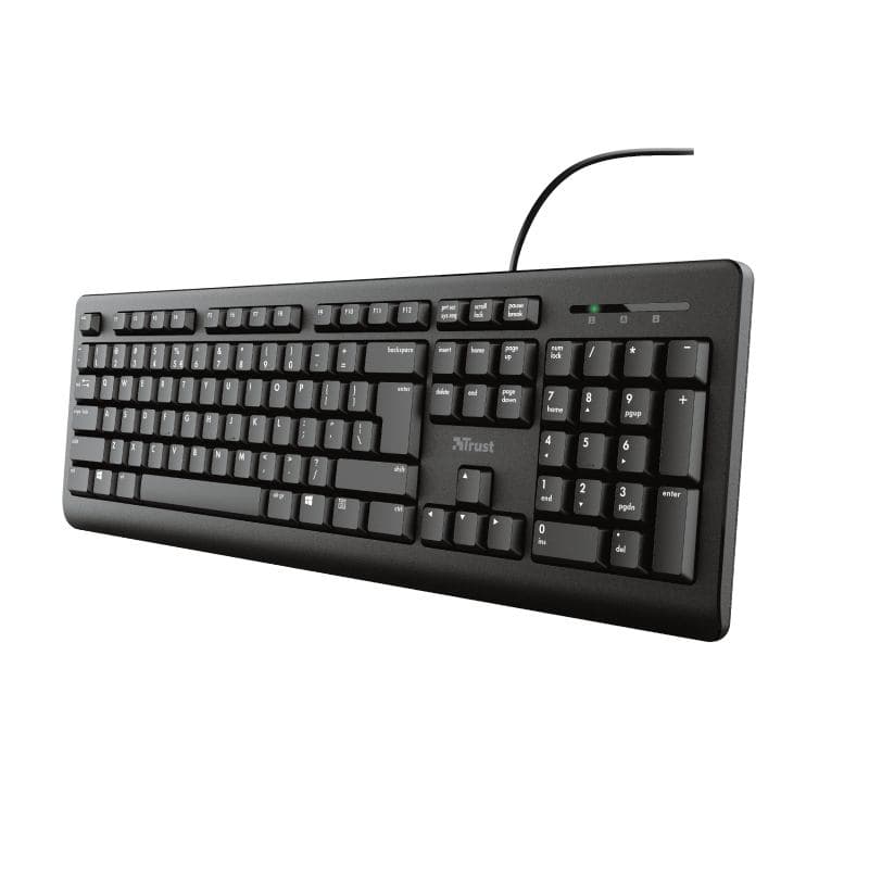 Trust TK-150 Tastiera USB QWERTY UK Nero