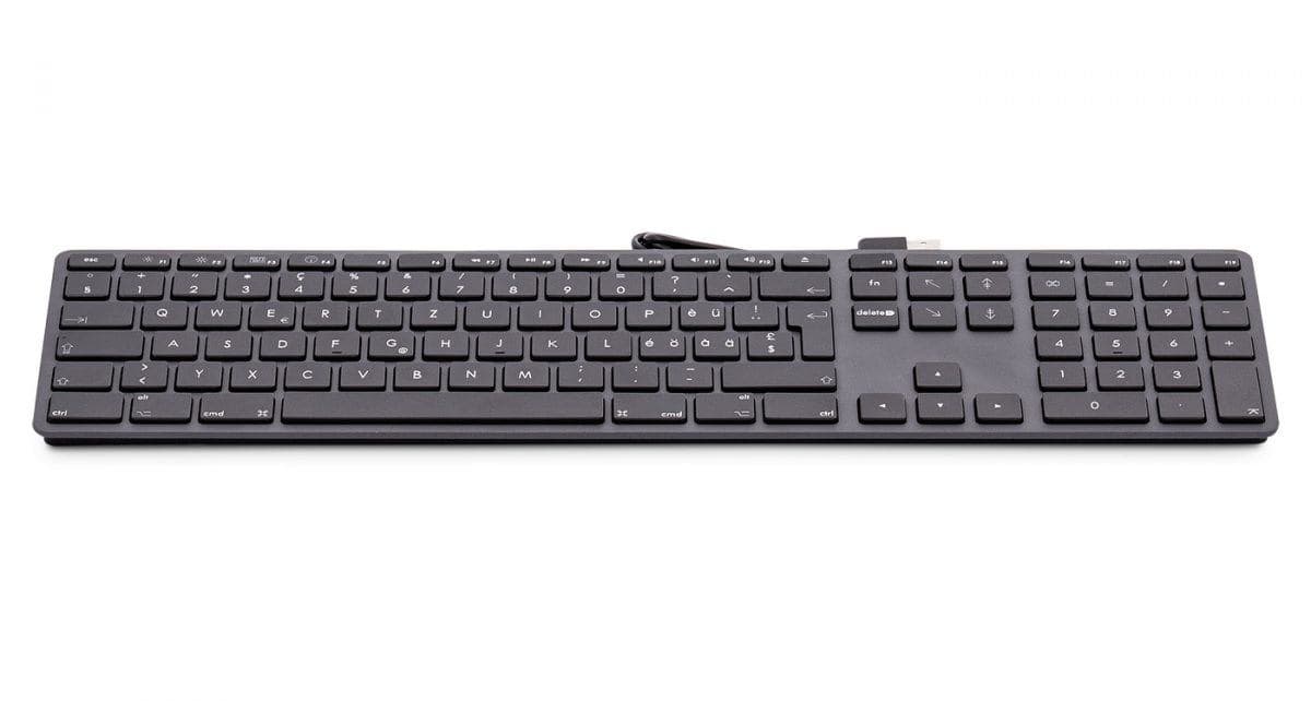 LMP KB-1243 Tastiera Universale USB Italiana Grigio