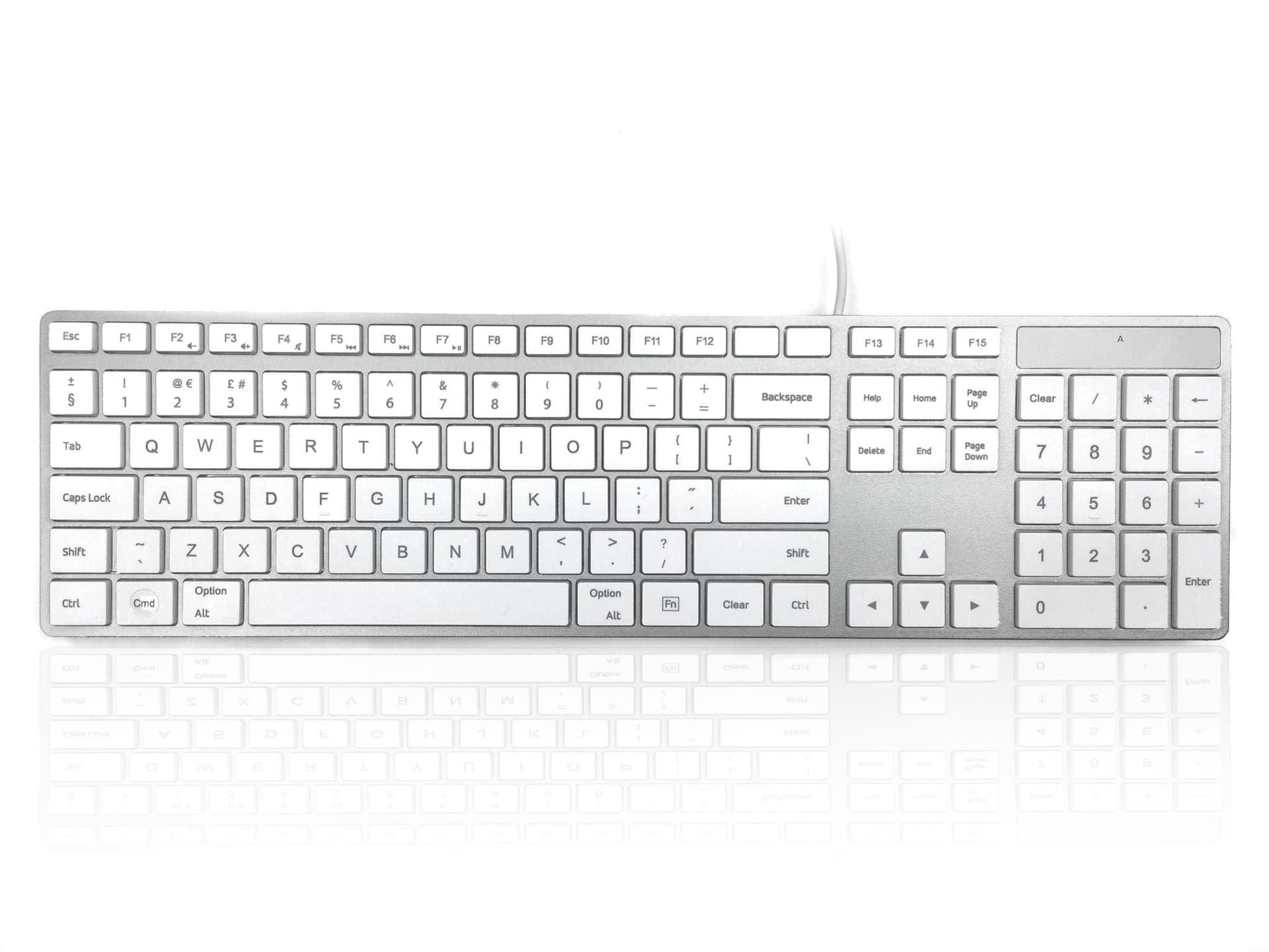 Accuratus 301 MAC USB-C Tastiera Universale Argento