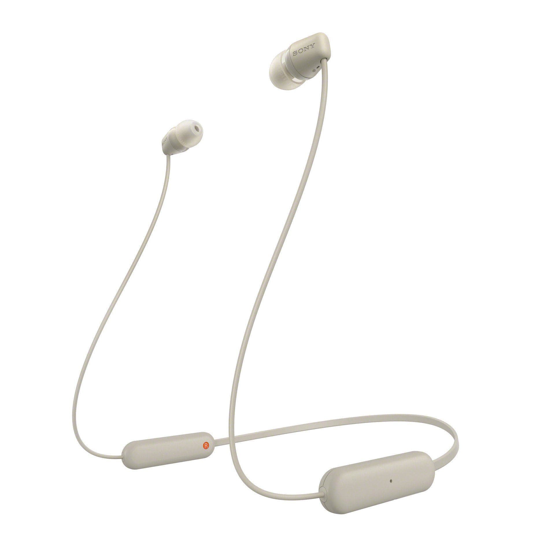 Sony WI-C100 Auricolare Wireless In-ear Beige