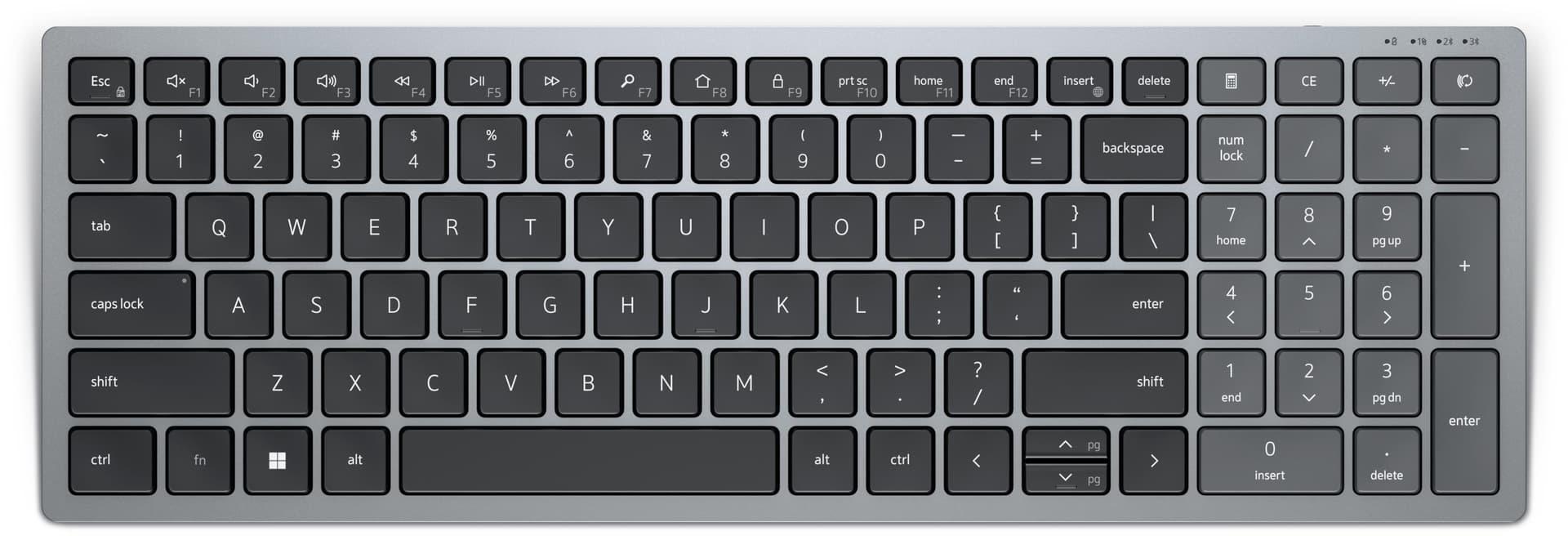 Dell KB740 Pro Plus - Compact Wireless Multi-Device Keyboard