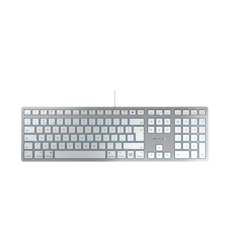 CHERRY KC 6000C For Mac Tastiera USB QWERTY Inglese Argento