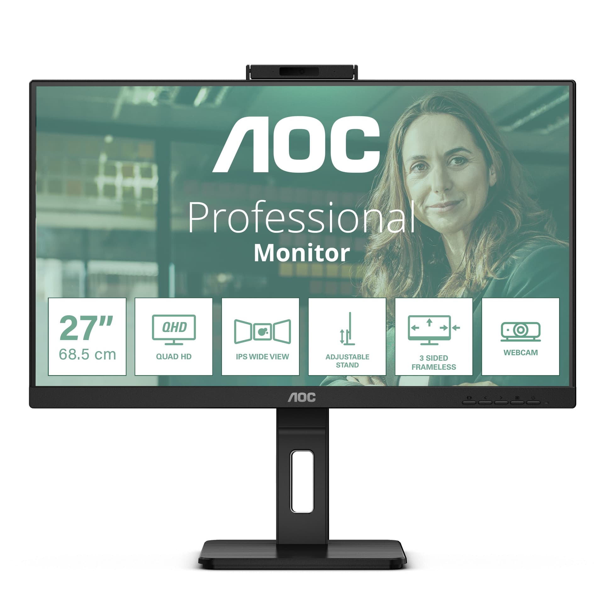 AOC Q27P3QW Monitor 27" QHD