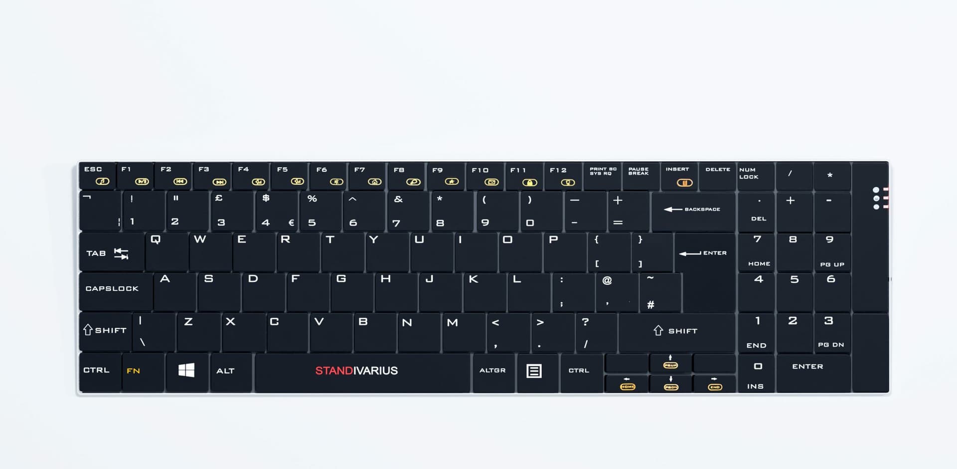 Standivarius Solo Wireless Tastatur mit Nummernblock
