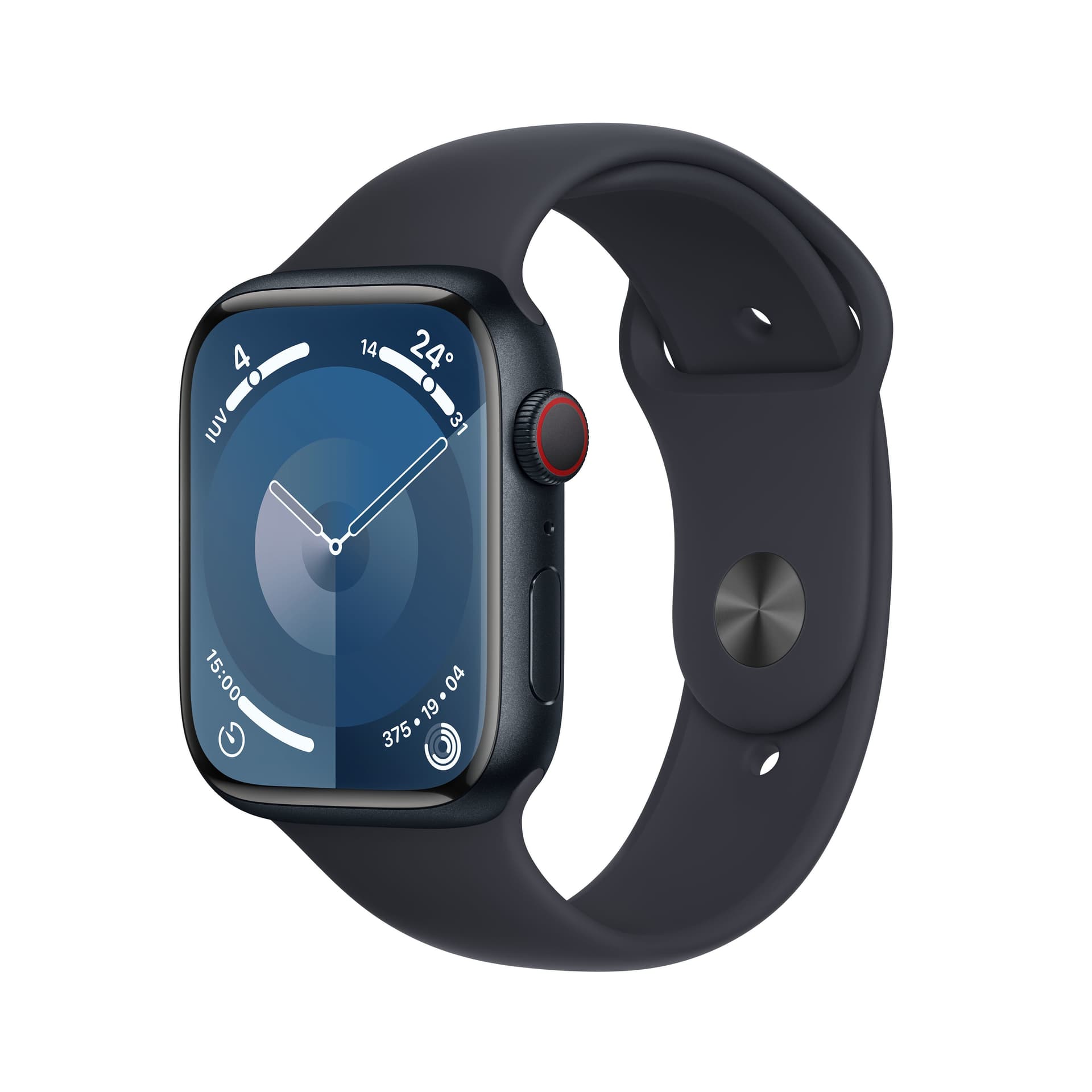 Apple Watch Series 9 45 mm Cellular Mitternacht