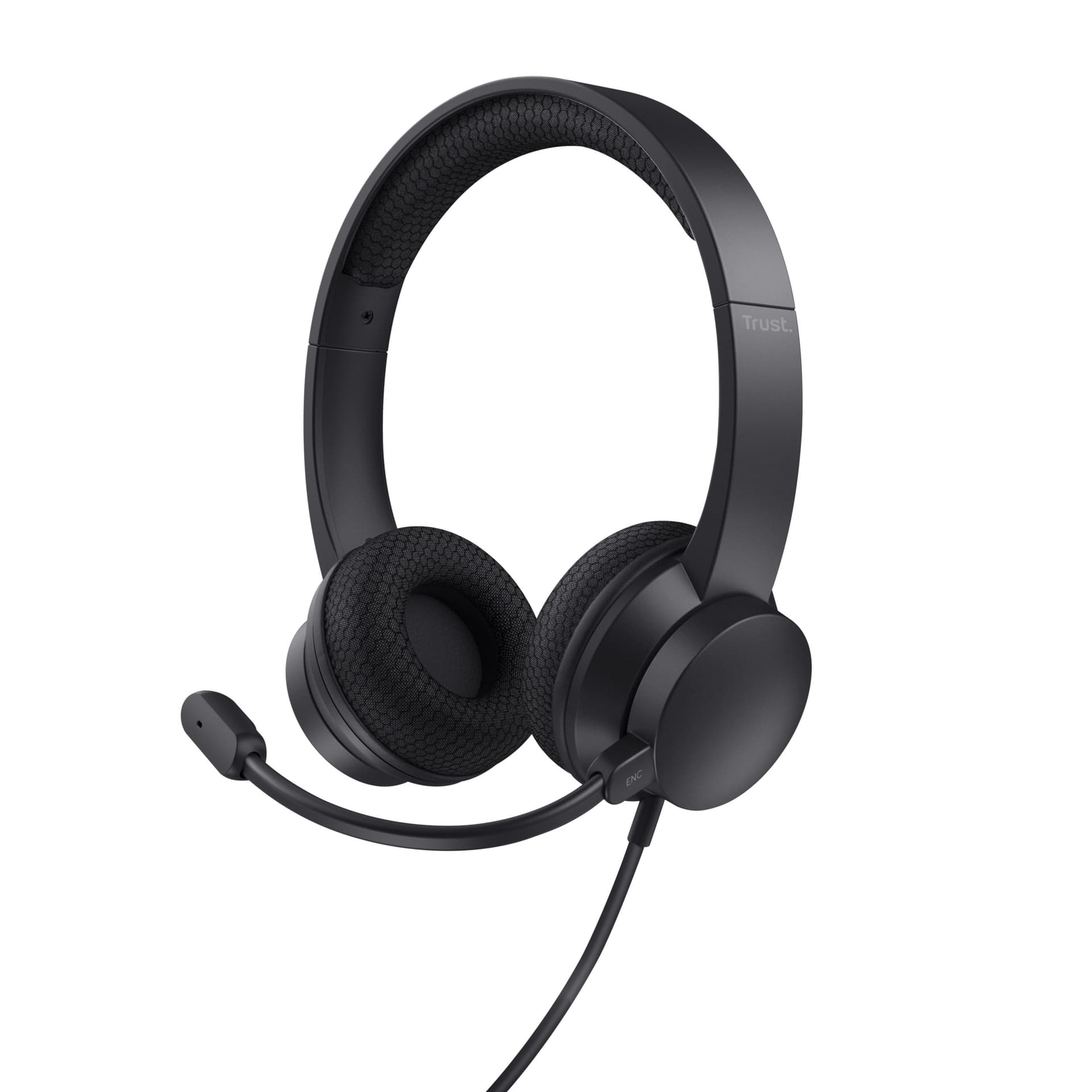 Trust HS-260 Auricolare Cablato Passanuca Ufficio USB tipo A Nero (TRUST HS-260 USB-ENC PC noise-cancelling headset 25334)