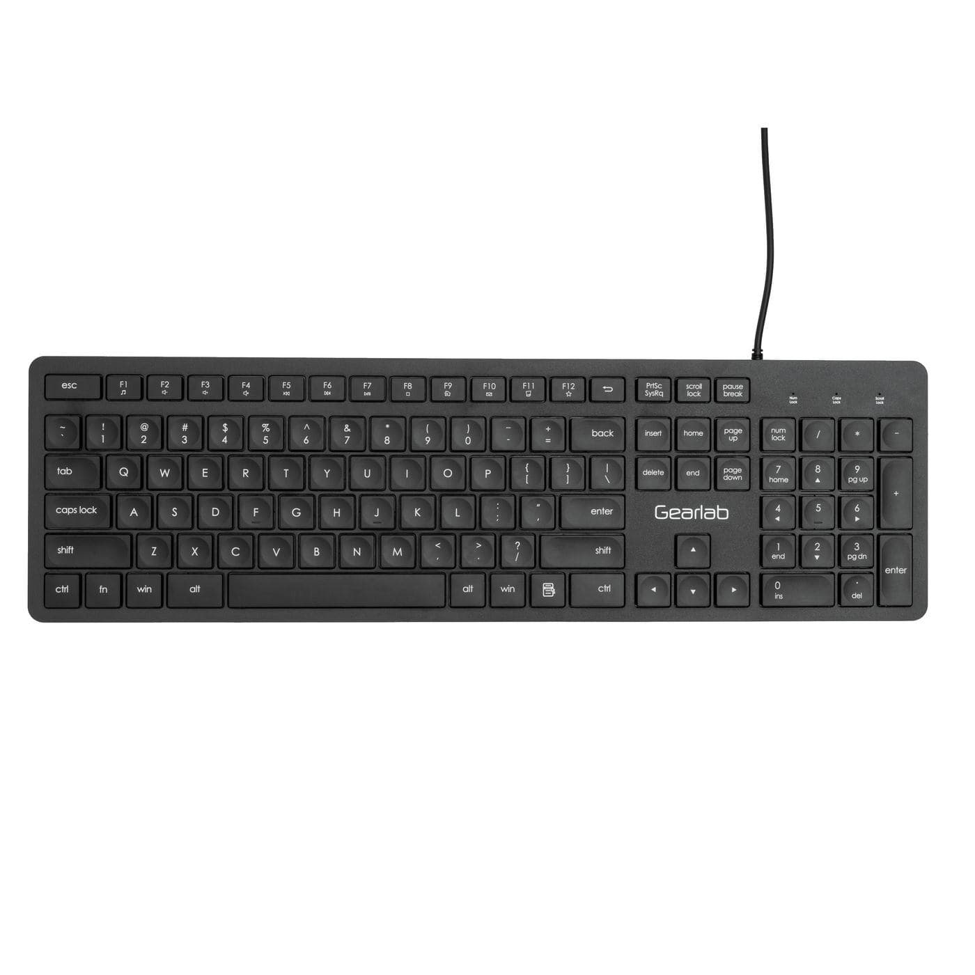 eSTUFF GLB211202 tastiera Ufficio USB QWERTY US International Nero (G220 Wirred USB Keyboard - US/International - Warranty: 60M)
