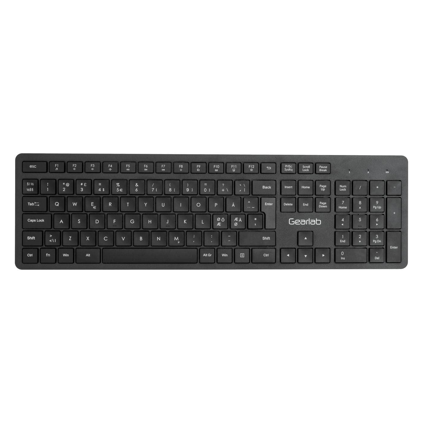 eSTUFF GLB212102 tastiera Ufficio USB QWERTY Nordic Nero (G220 Wireless Keyboard Nordic - Warranty: 60M)
