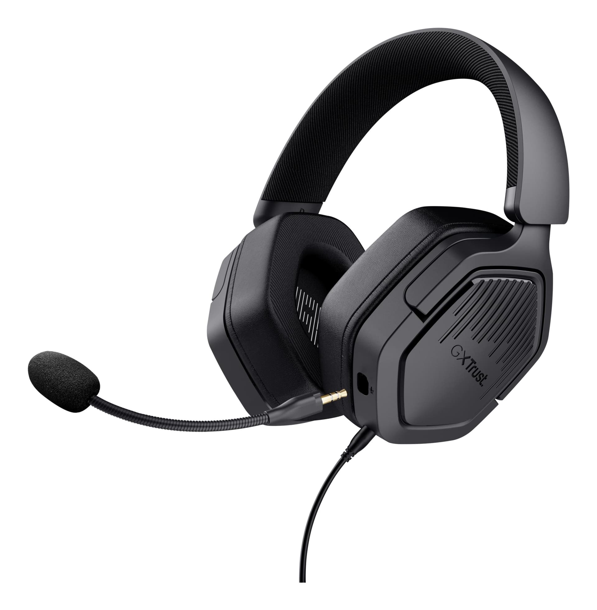 Trust GXT492 Carus Auricolare Cablato A Padiglione Gaming Nero (Trust Gaming GXT492 CARUS HEADSET BLK)
