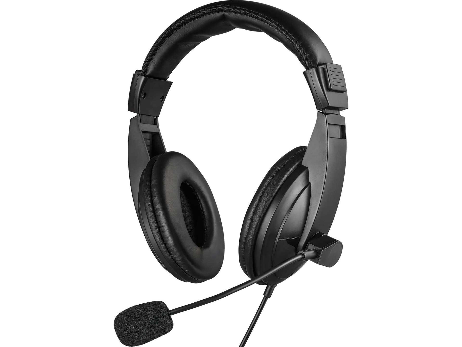 Sandberg 325-28 cuffia e auricolare Cablato A Padiglione Musica e Chiamate Nero (Saver MiniJack Headset Large - Warranty: 60M)