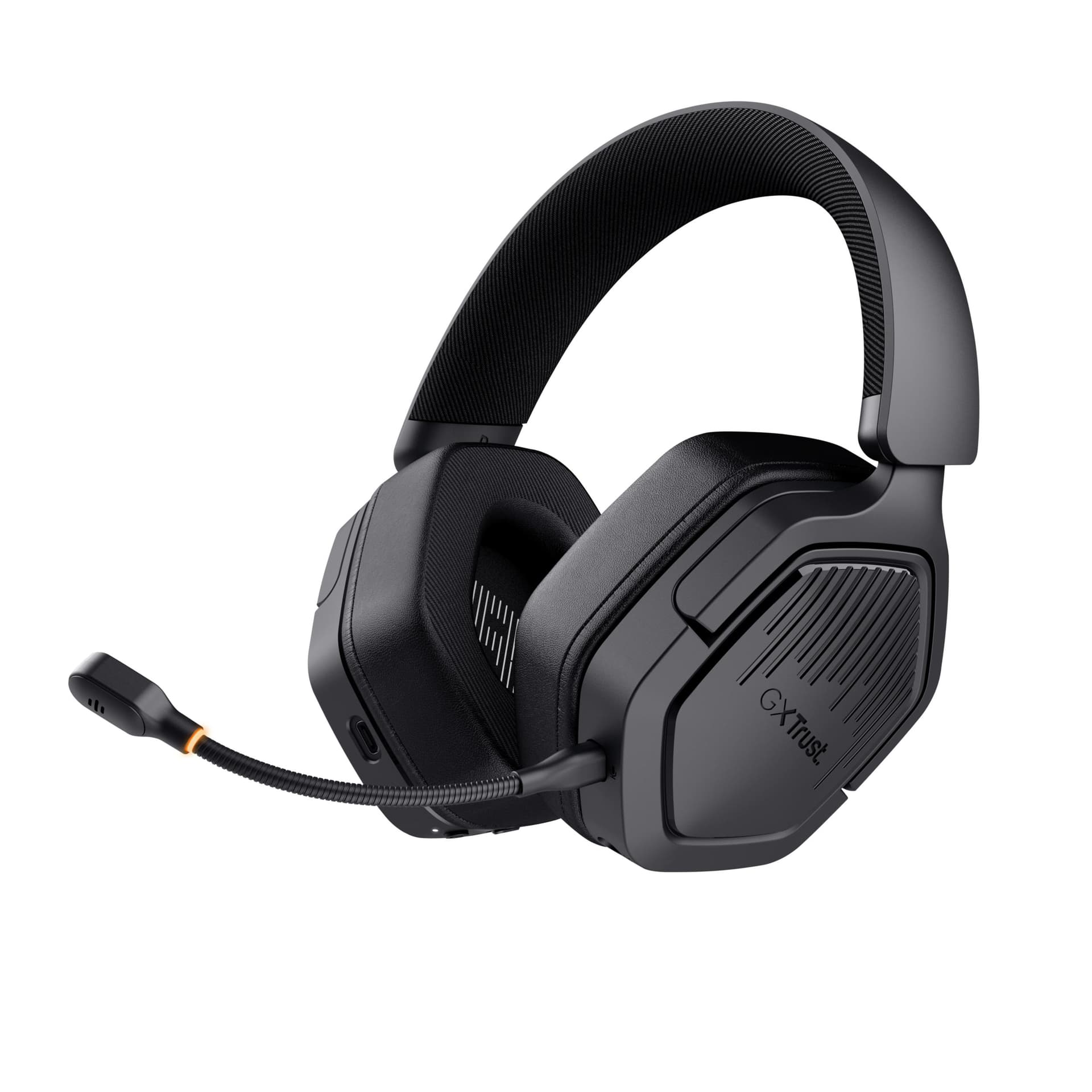 Trust GXT 493 Carus Auricolare Con cavo e senza cavo A Padiglione, Casco Gaming USB Type-C / USB Type-A Bluetooth Nero (Trust GXT493 CARUS WIRELESS HEADSET BLK)