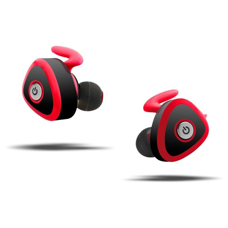 KitSound Comet Auricolare Wireless In-ear Bluetooth Nero, Rosso (KitSound Comet Headset Trådløs I ørern)