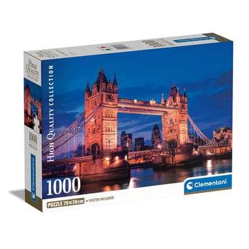 Clementoni Tower Bridge At Night Puzzle 1000 pz Edifici (Tower Bridge)