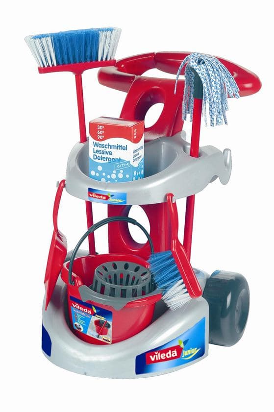 Theo Klein 6721 gioco di ruolo (Small Vileda broom wagon with accessor)