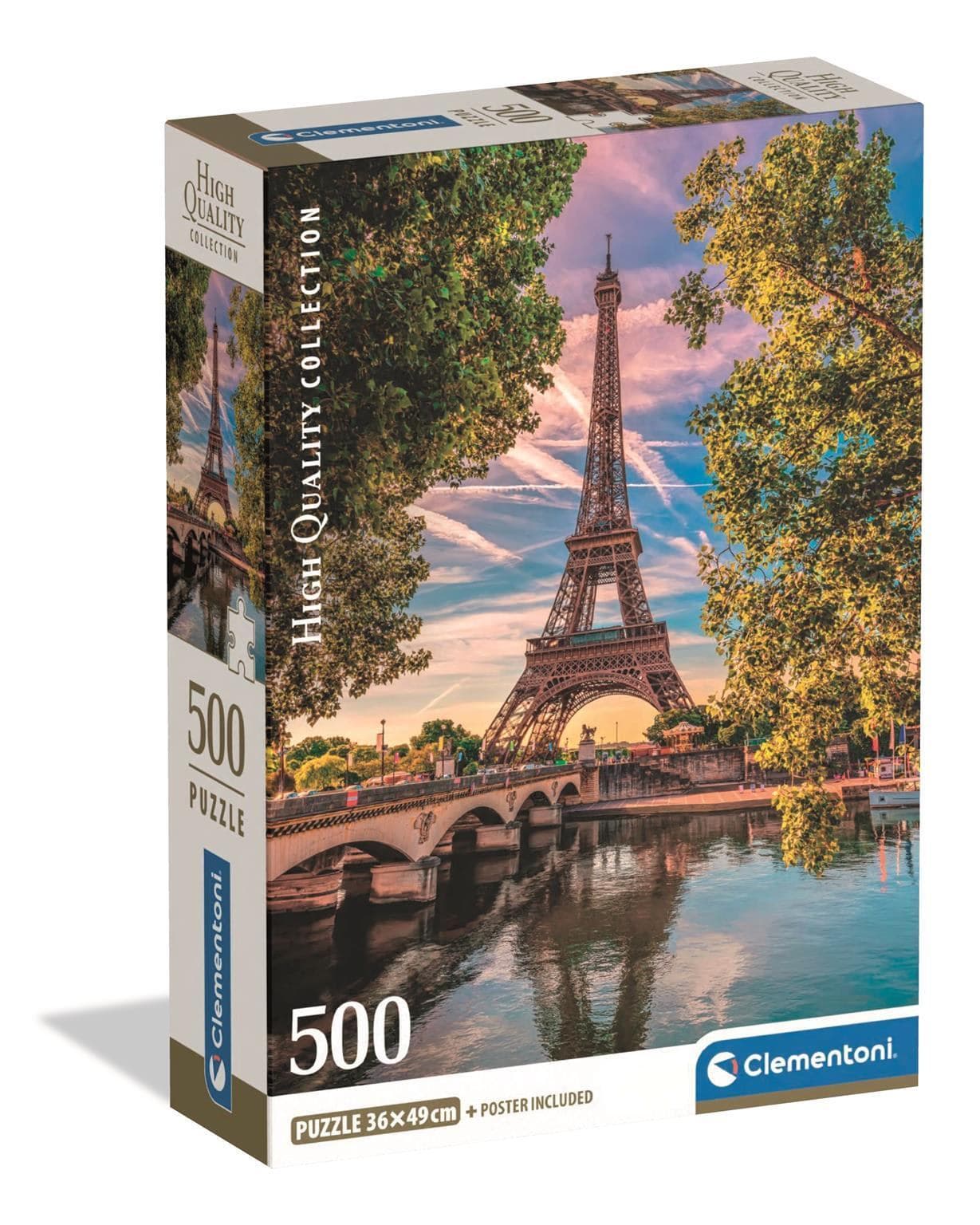 Clementoni 500 pcs CB HQC Along The Seine (500 pcs CB HQC Along The Seine)