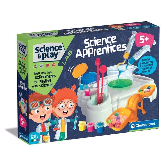 Clementoni Science & Play 78807 giocattolo e kit di scienza per bambini (Junior Laboratory of Experiences)
